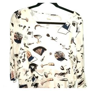 NWOT Anthropologie cocktail blouse